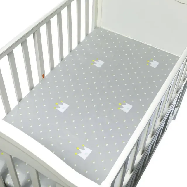 Children's sheet on a mattress size 160x80 cm with cute printing and cotton