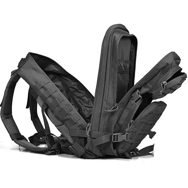 Sac à dos militaire tactique 5L Molle Army Assault Pack - Sac à dos de 3 jours pour Bug Out, randonnée, trekking