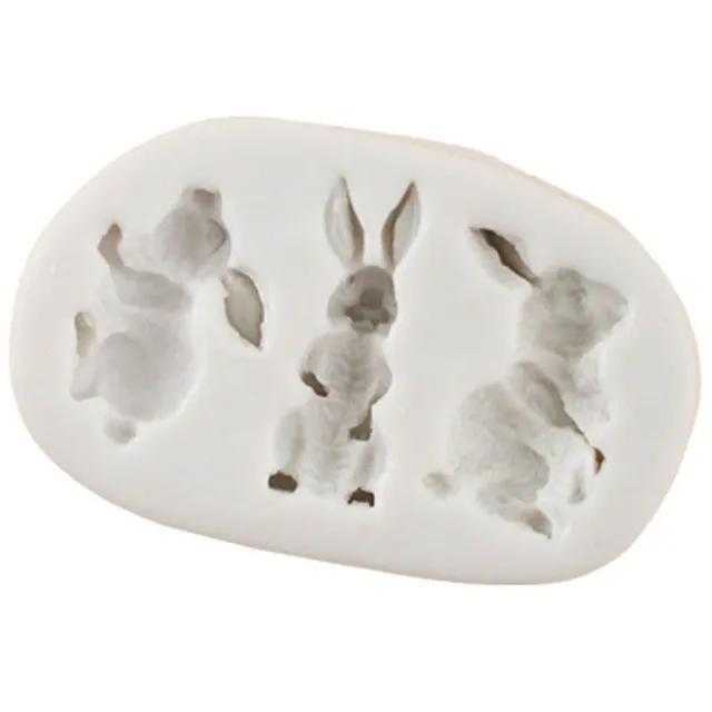 Silicone Easter Bunny Form (Gray)