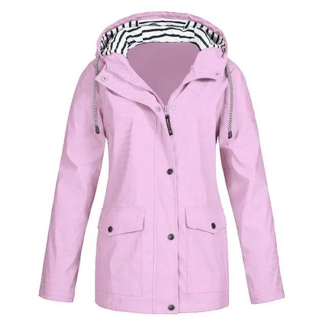Women's luxury waterproof jacket Emillie color-1 4xl