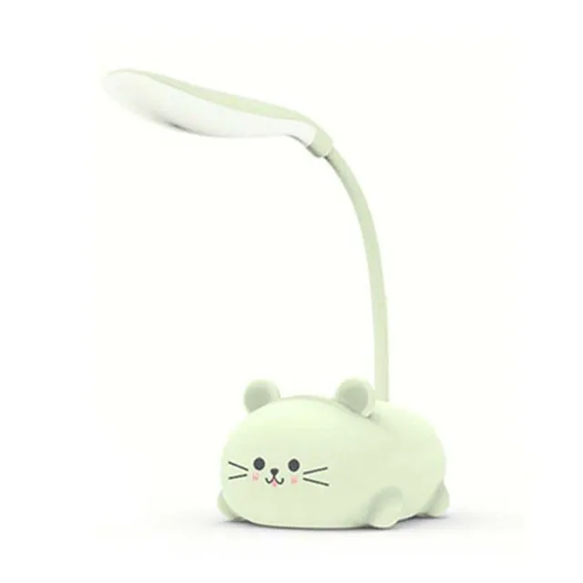 Dětská roztomilá stolní lampička ve tvaru Kawaii kočičky