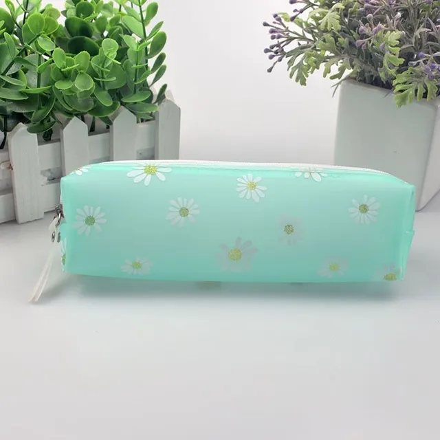 Luxury semi-lubricant pencil case with diaper motif - several color variants
