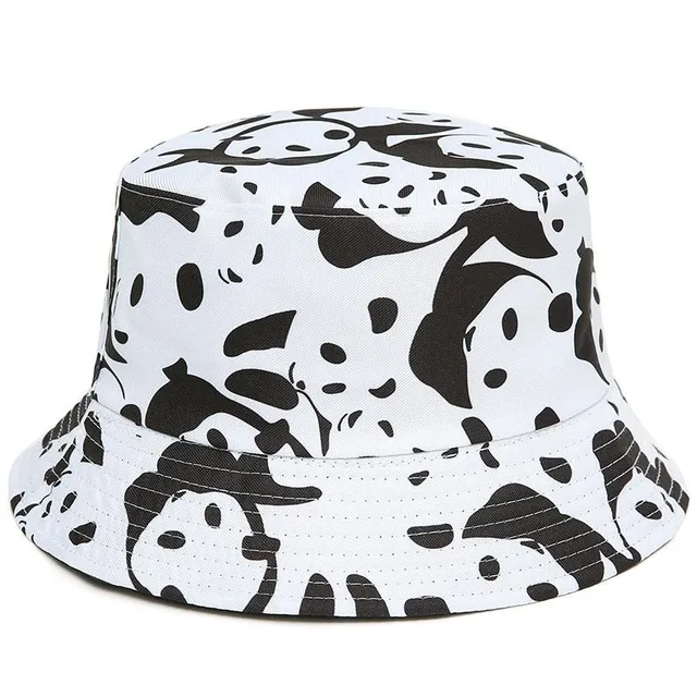 Stylish summer hat with animal patterns