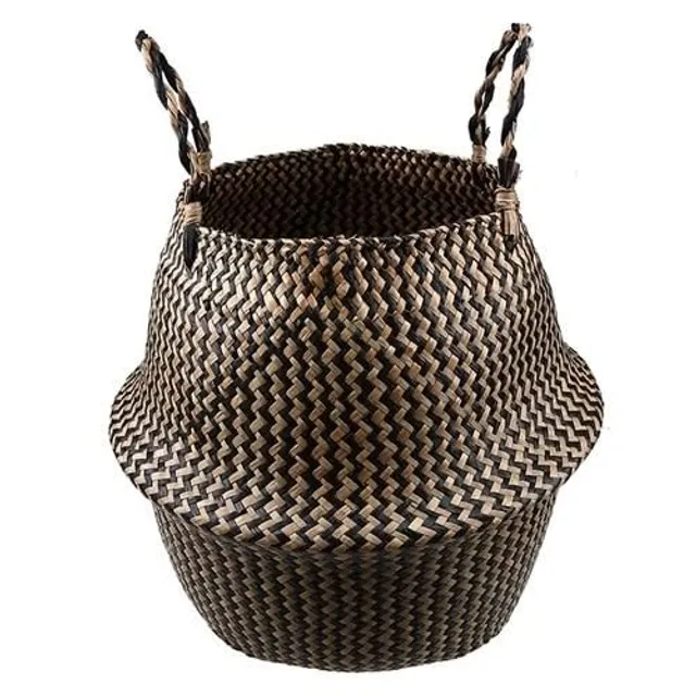 Rattan folding pot