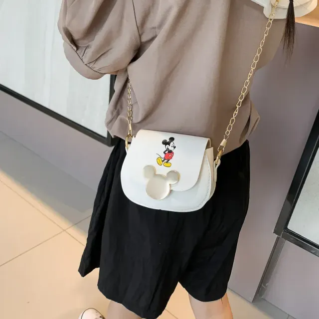 Children's crossbody purse with cute print by Mickey and his friends