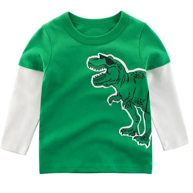 Jungen Baumwoll T-Shirt mit Dinosaurier