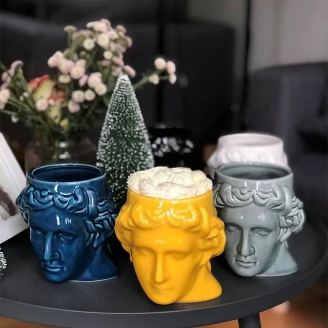 Ceramic mug statue