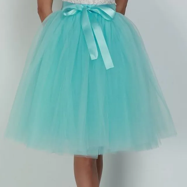 Women's Tulle Tutu Skirt with Bow