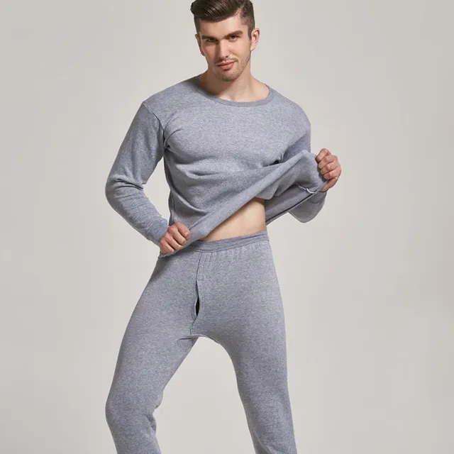 Ensemble de sous-vêtements thermiques pour homme - manches longues