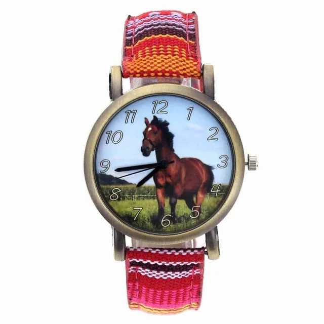 Zegarek dla niemowląt z motywem konia