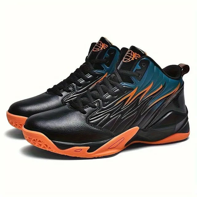 Men's Trends Basketball Shoes, Comfortable, Unslippery, Rugged Sneakers With Sneakers With Soft Sleeve For Men's Outdoor Activities