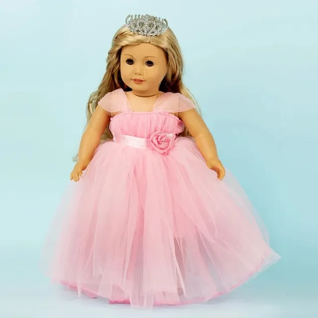 Tasteful dress for baby doll 45 cm big - Winter sets, dress