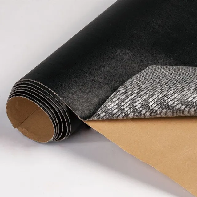 Self-adhesive PU leather for easy furniture repair