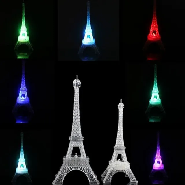 LED lámpa Eiffel-torony formájában