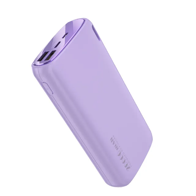 Portable external fast charging power bank - various colours