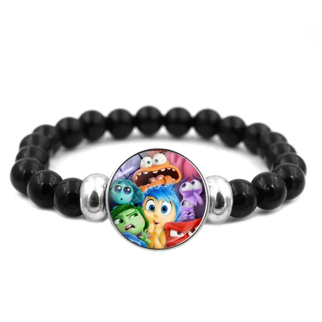 Colorful baby bead bracelet with pictured figure from a fairy tale In the head 2 - Inside Out 2