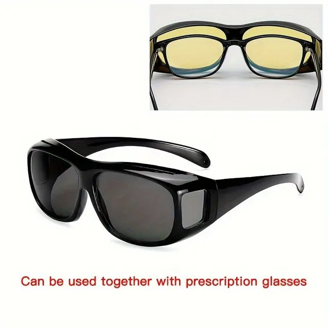 Nightglasses with Windproof Protection - For Driving, Cycling, Anti-reflective, Fashion Sunglasses