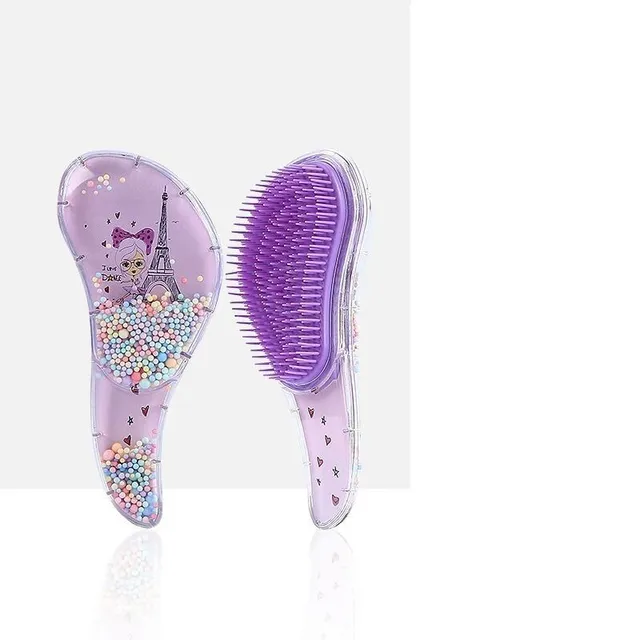 Girl's cute hair brush - different colors