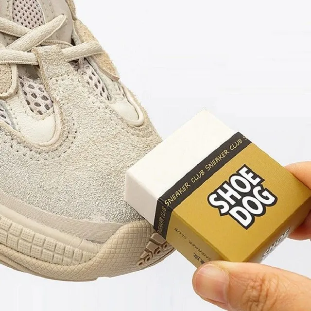 Gomme de nettoyage grande pour enlever les taches des chaussures - Produit nettoyant pour cuir - Produit de polissage et de nettoyage des chaussures - Gomme pour salissures et éraflures sur les chaussures 5 x 4,2 x 2 cm