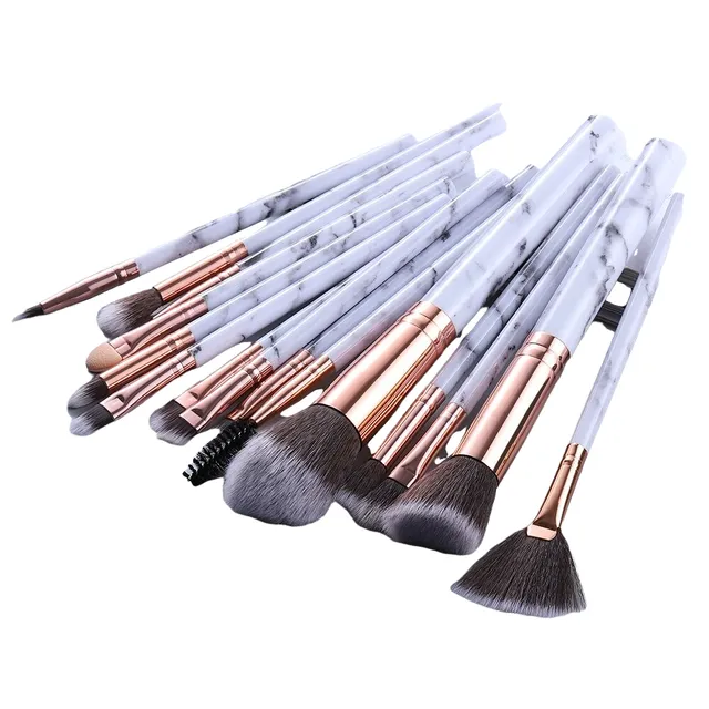 Set of brushes for make-up 15 pcs