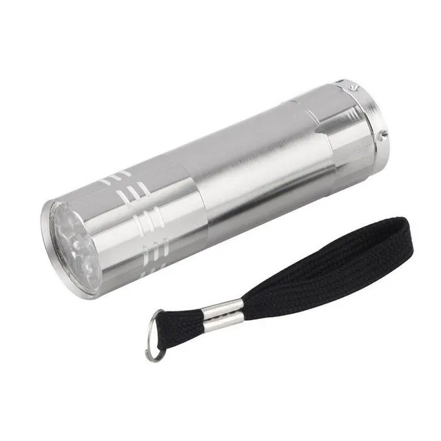 Pocket LED flashlight with UV detector