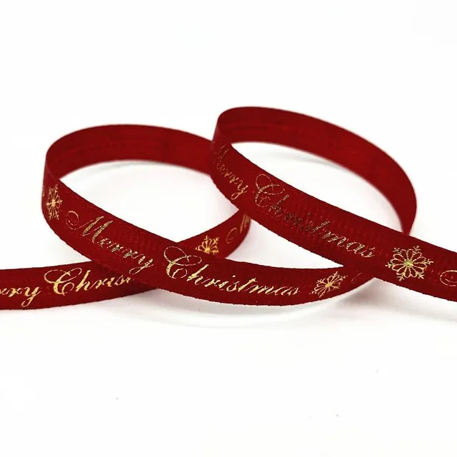 Christmas ribbon with print