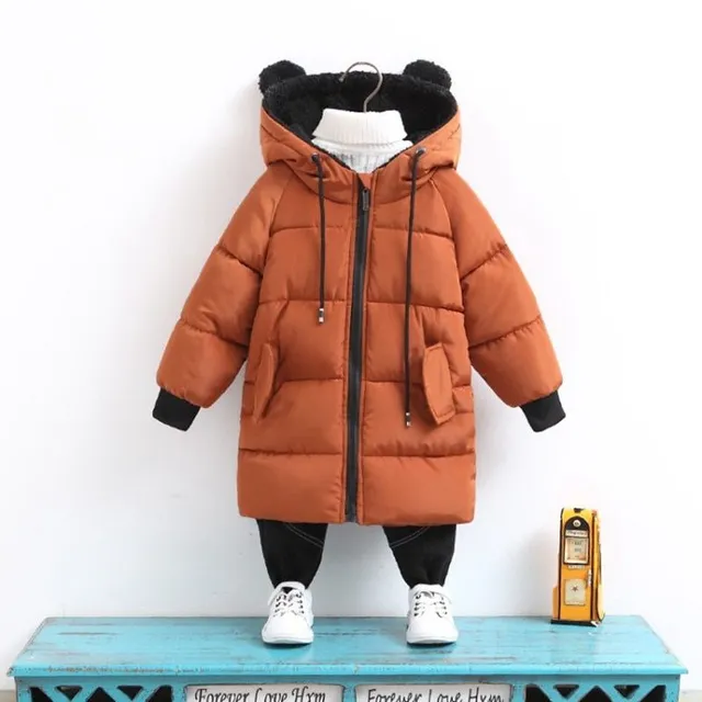 Children's winter jacket with ears