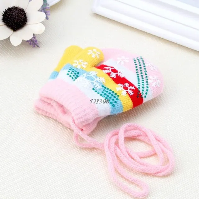 Baby striped mittens - 6 colors
