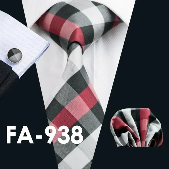 Stylish Men's Set © Tie, Kapeník, Cuff linkek