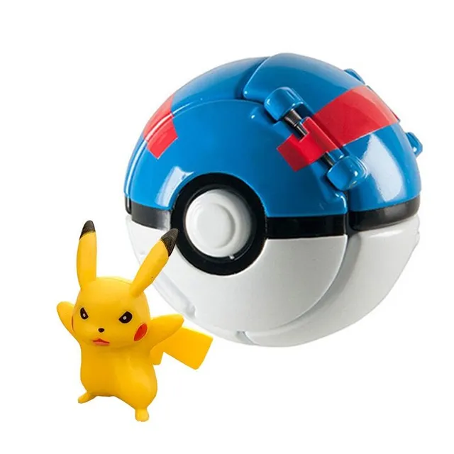 Pokémon with throwing opening pokébal - various types