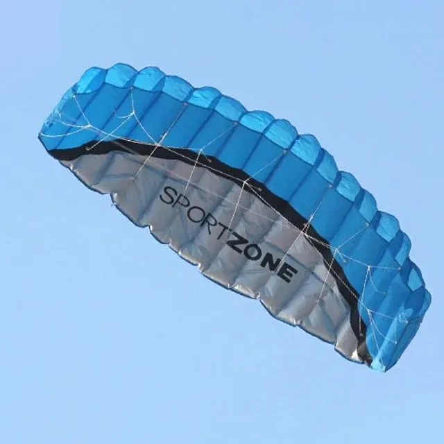 Large flying kite in the shape of a parachute - 4 colours