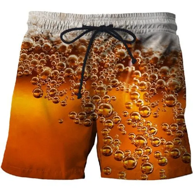 Men's stylish summer shorts Beer