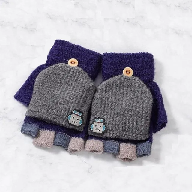 Children's gloves and mittens 2v1