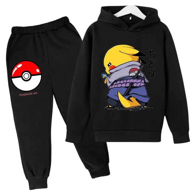 Stylowy dres dla dzieci z motywem Pokémon - różne typy