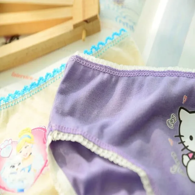 Dievčenské spodné prádlo Mininie Mouse, Ľadové kráľovstvo, Hello Kitty | 6 ks