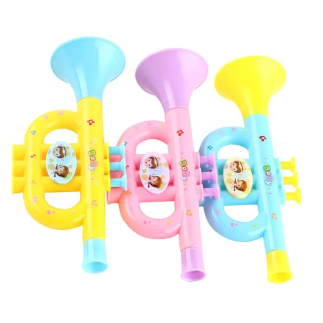 Detská plastová mini trumpeta (Náhodný farba)