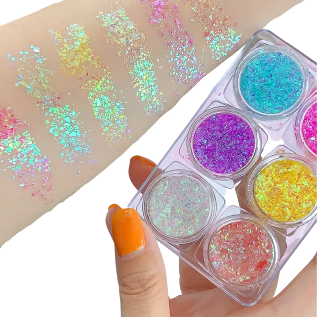 Face and body glitter set