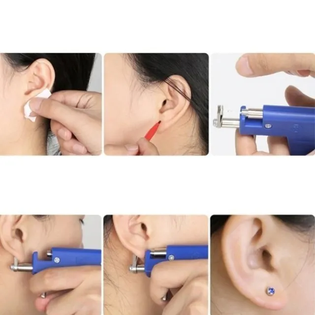Profesjonalny zestaw narzędzi do piercingu ucha