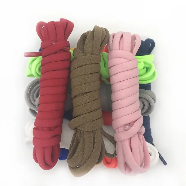 Elasticated laces without lacing for children and adults