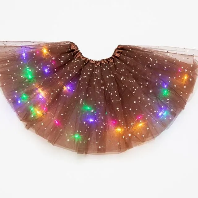 Skirt with LED lights