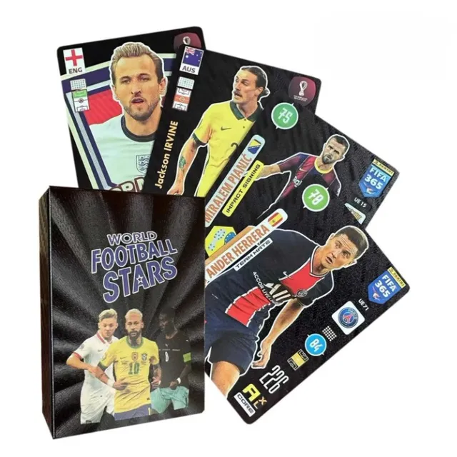 Korlátozott kiadása fényes labdarúgó kártyák - Football Stars