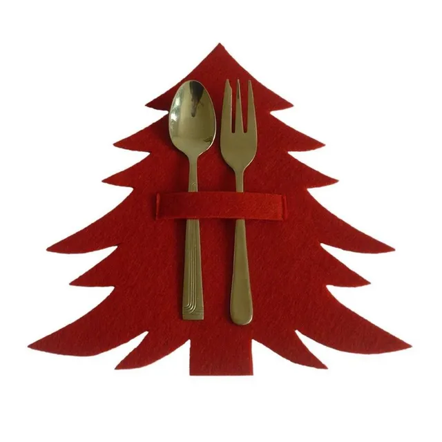 Christmas case for cutlery 4 pcs