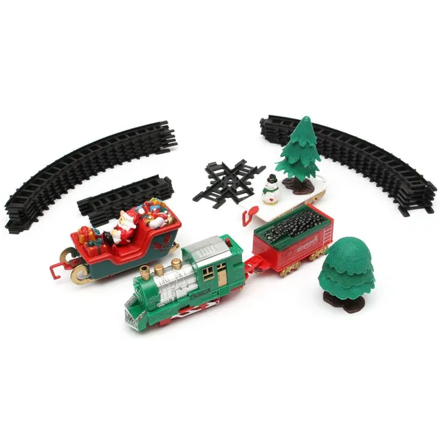 Christmas train with track