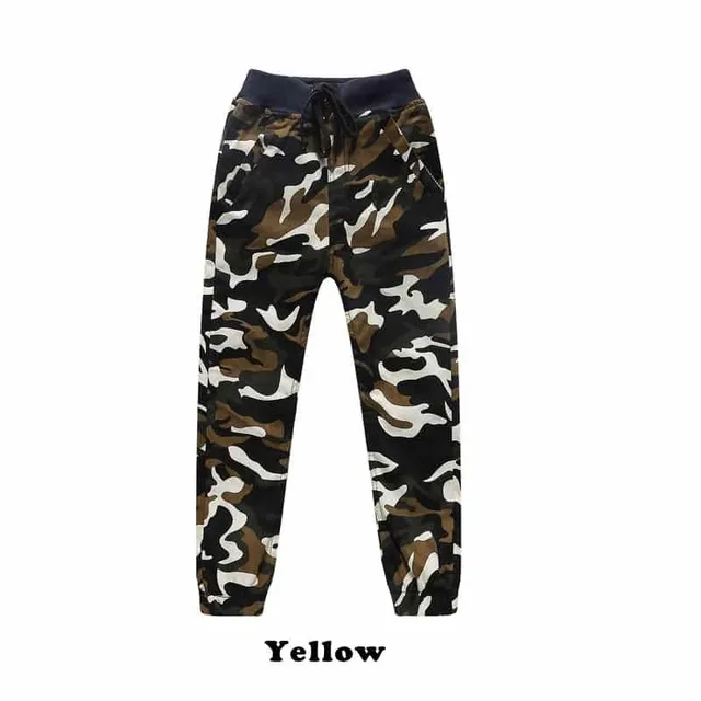 Pantaloni de copii în stil militar