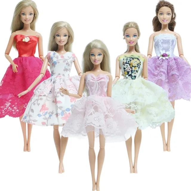 Set of clothes for Barbie doll - 5 pcs