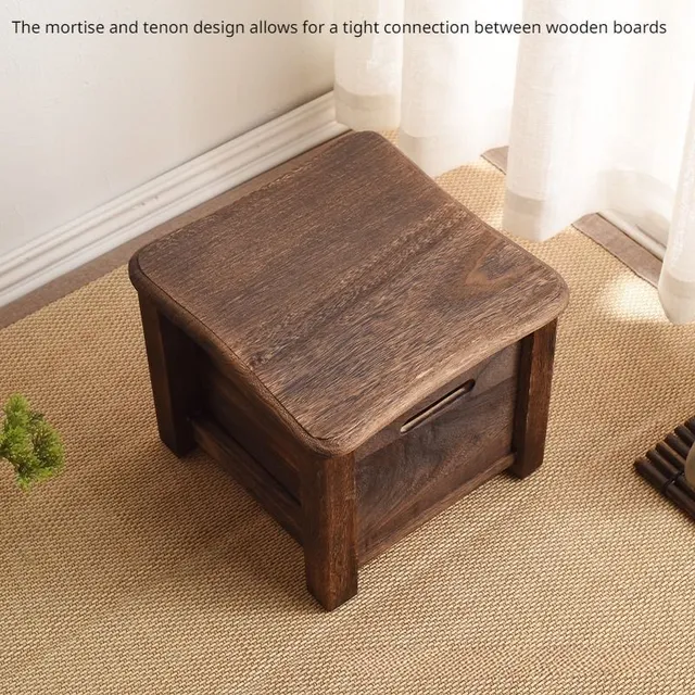 Wooden table for hanging with storage drawer - without armrests, not padded