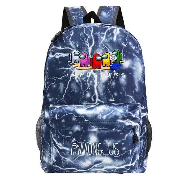 School backpack printed with Among Us characters 23