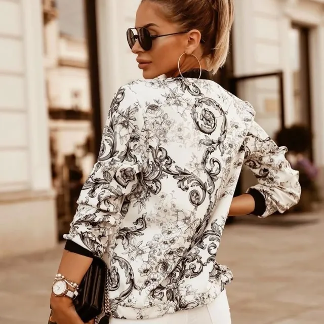 Women's fashion bomber jacket