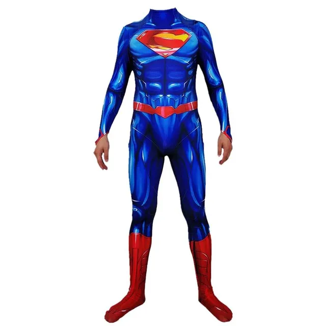 Super kostium cosplay z peleryną - Superman