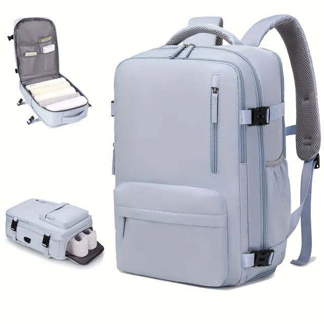 Cestovná taška Unisex s priehradkou na topánky, 15,6" vrecko na notebook, nepremokavá taška na voľný čas